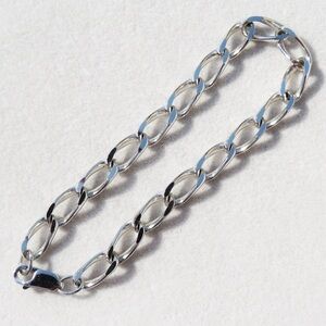 Sterling Silver Armbrust Oval Curb Link Chain Bracelet 6.75” 5.5mm 10.1g
